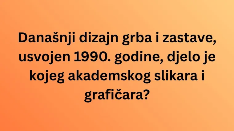 Poznajete li uopće na&scaron;u prekrasnu hrvatsku zastavu? Ovaj kviz pravo je mjesto da ne&scaron;to i naučite