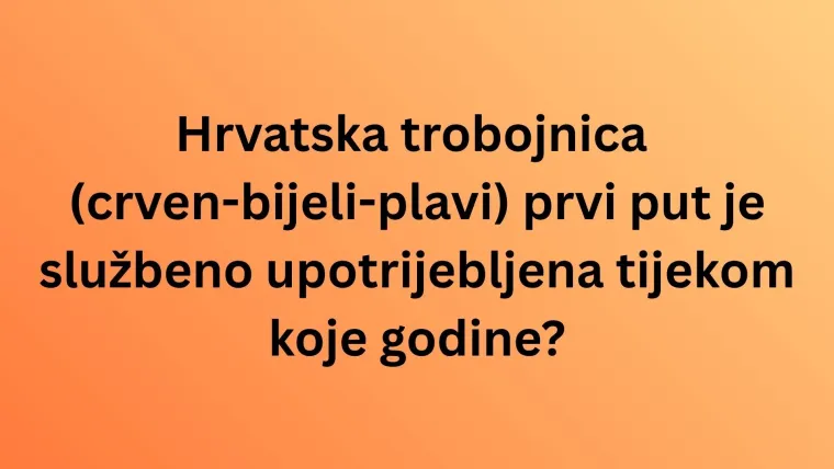 Poznajete li uopće na&scaron;u prekrasnu hrvatsku zastavu? Ovaj kviz pravo je mjesto da ne&scaron;to i naučite
