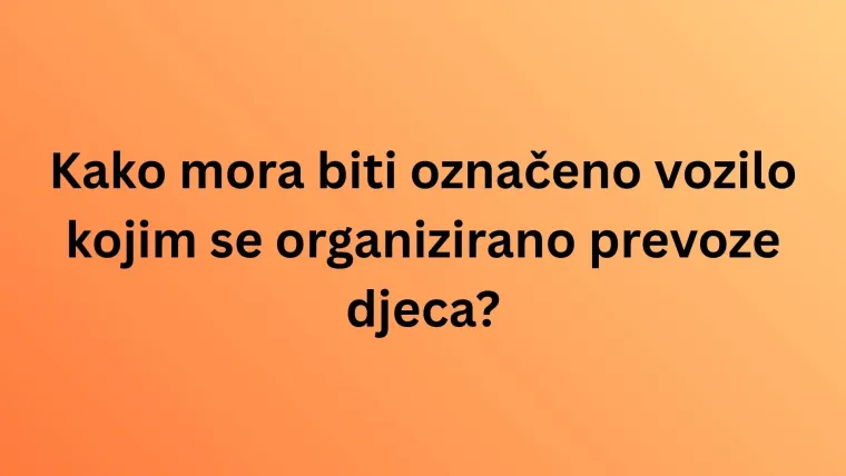 Ako ti je vozačka dozvola već godinama u rukama, poku&scaron;aj se prisjetiti svih prometnih propisa