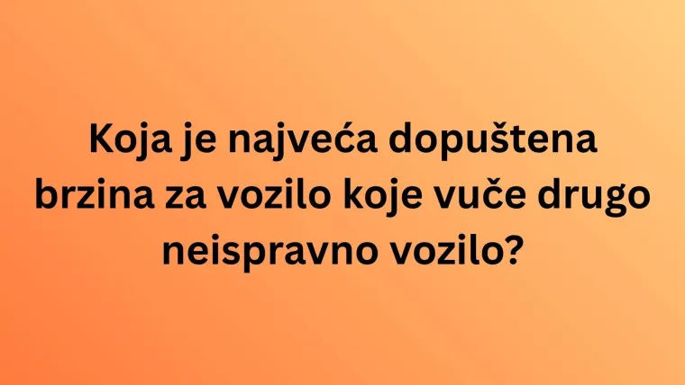 Ako ti je vozačka dozvola već godinama u rukama, poku&scaron;aj se prisjetiti svih prometnih propisa