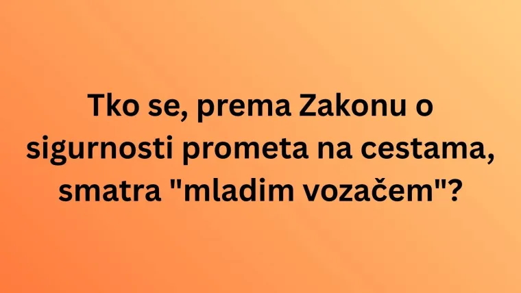 Ako ti je vozačka dozvola već godinama u rukama, poku&scaron;aj se prisjetiti svih prometnih propisa