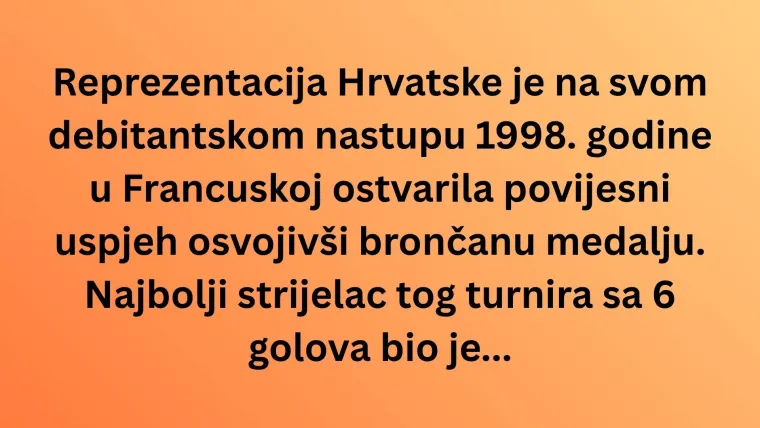 Smatra&scaron; se hodajućom nogometnom enciklopedijom? Oku&scaron;aj se na kvizu o svjetskim prvenstvima