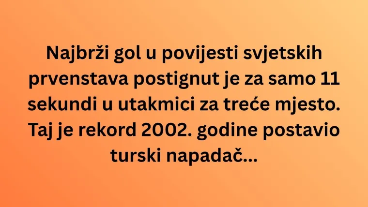 Smatra&scaron; se hodajućom nogometnom enciklopedijom? Oku&scaron;aj se na kvizu o svjetskim prvenstvima