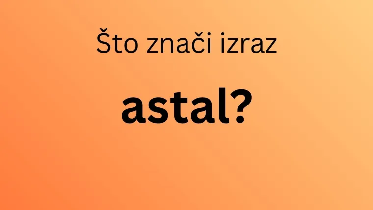 Da vidimo kako ćete se snaći u kvizu posvećenom hrvatskim izrazima koji se danas rijetko koriste