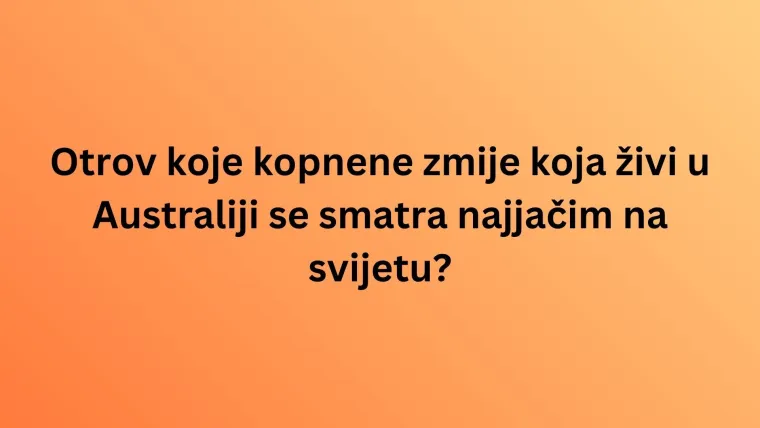 Fauna Australije je bogata brojnim vrstama, dokažite u kvizu da ih dobro poznajete