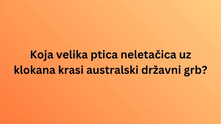 Fauna Australije je bogata brojnim vrstama, dokažite u kvizu da ih dobro poznajete