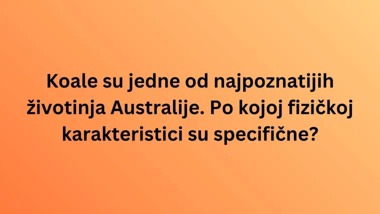 Fauna Australije je bogata brojnim vrstama, dokažite u kvizu da ih dobro poznajete