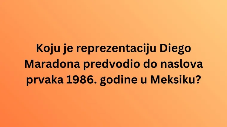 Pamti&scaron; li pobjednike svjetskih prvenstava u nogometu? Dokaži znanje na ovom kvizu