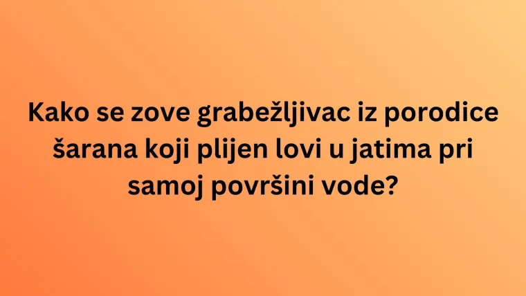 Koliko činjenica o slatkovodnim ribama Hrvatske zna&scaron;? Dokaži da ti nisu nepoznanica na kvizu