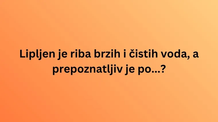 Koliko činjenica o slatkovodnim ribama Hrvatske zna&scaron;? Dokaži da ti nisu nepoznanica na kvizu