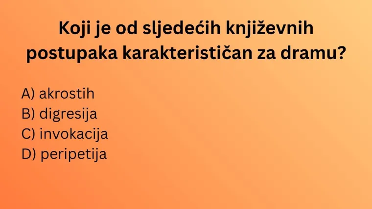 Biste li položili ispit državne mature iz hrvatskog jezika? Oku&scaron;ajte se na ovom kvizu i doznajte