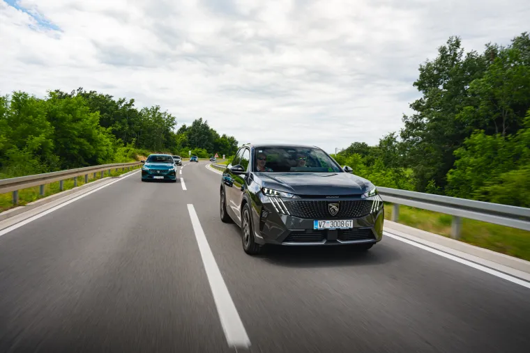 Malo drugačiji test: Peugeot u Istri i na Kvarneru predstavio novi 408 i osvježene modele