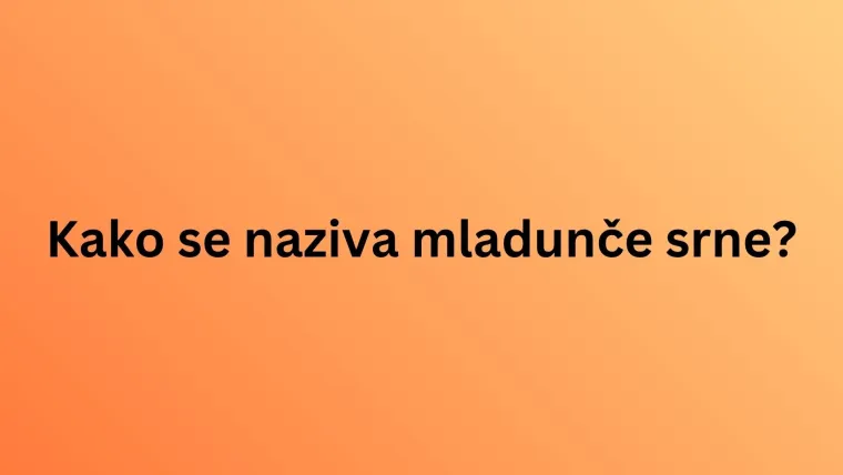 Nemojte razočarati na ovom kvizu o nazivima mladunaca životinja jer su pitanja stvarno laka