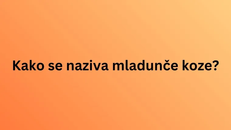 Nemojte razočarati na ovom kvizu o nazivima mladunaca životinja jer su pitanja stvarno laka