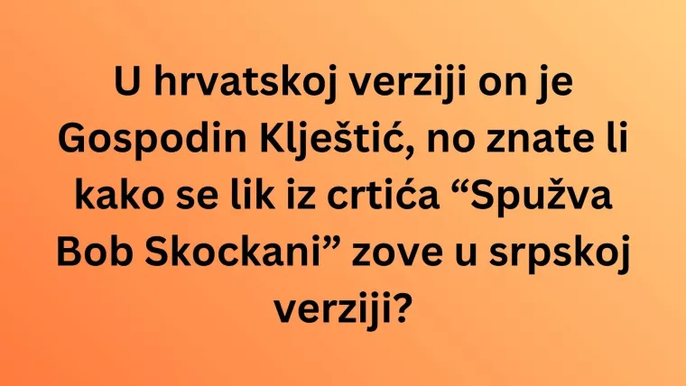 Rijetki će znati kako se ovi likovi iz crtića zovu na srpskom jeziku: Poku&scaron;aj se dokazati na kvizu