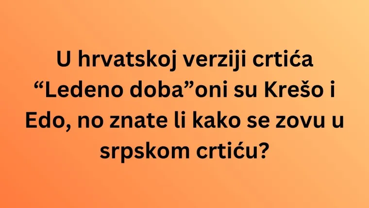 Rijetki će znati kako se ovi likovi iz crtića zovu na srpskom jeziku: Poku&scaron;aj se dokazati na kvizu