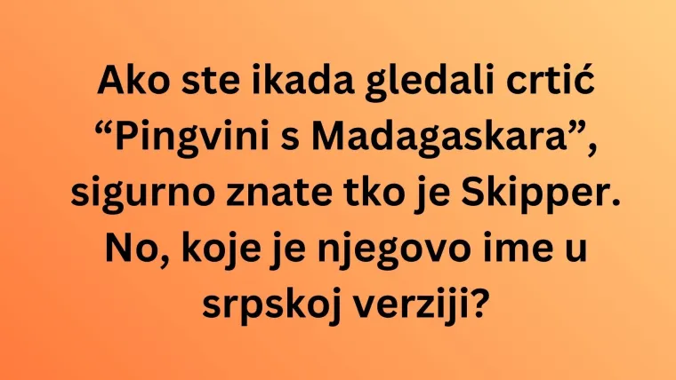 Rijetki će znati kako se ovi likovi iz crtića zovu na srpskom jeziku: Poku&scaron;aj se dokazati na kvizu