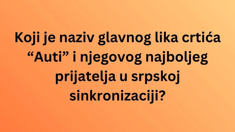 Rijetki će znati kako se ovi likovi iz crtića zovu na srpskom jeziku: Poku&scaron;aj se dokazati na kvizu