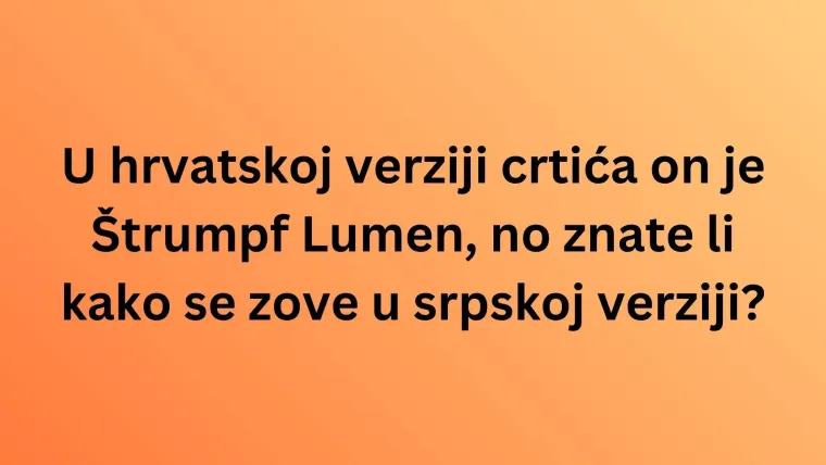 Rijetki će znati kako se ovi likovi iz crtića zovu na srpskom jeziku: Poku&scaron;aj se dokazati na kvizu