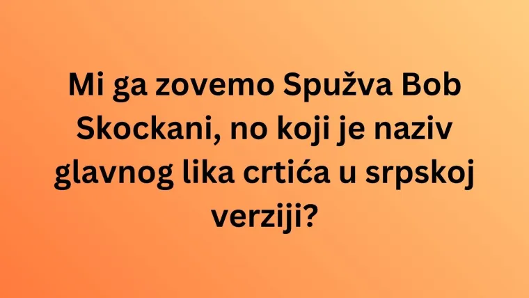 Rijetki će znati kako se ovi likovi iz crtića zovu na srpskom jeziku: Poku&scaron;aj se dokazati na kvizu