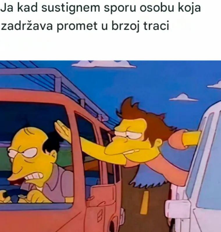Od prespore vožnje do praznog rezervoara: Ovi prometni memovi nasmijat će vas do suza