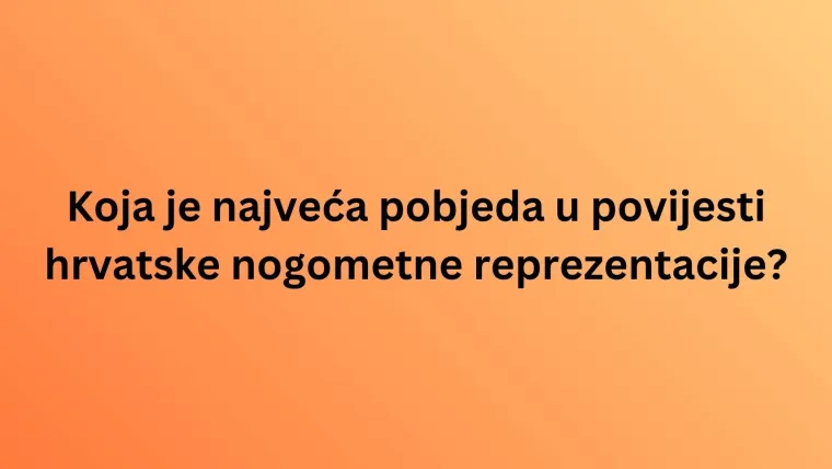 Ako se smatra&scaron; nogometnim stručnjakom, oku&scaron;aj se na ovom kvizu o hrvatskoj reprezentaciji
