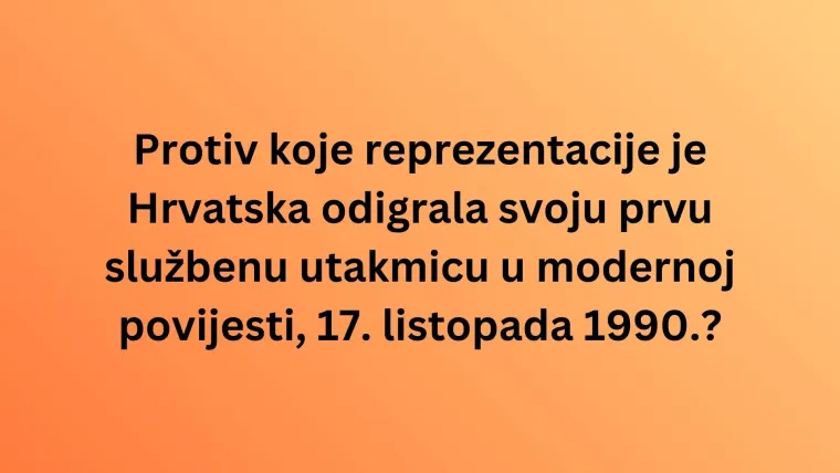 Ako se smatra&scaron; nogometnim stručnjakom, oku&scaron;aj se na ovom kvizu o hrvatskoj reprezentaciji