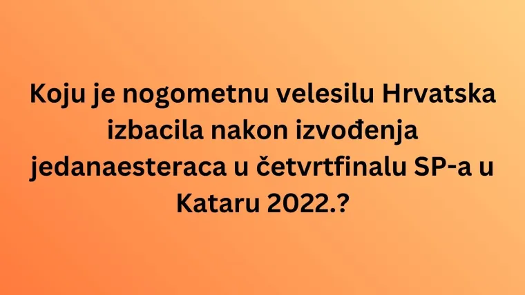 Ako se smatra&scaron; nogometnim stručnjakom, oku&scaron;aj se na ovom kvizu o hrvatskoj reprezentaciji