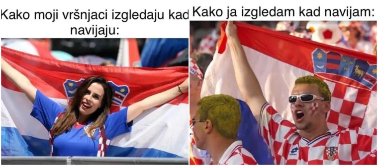 Hrvatska večeras igra protiv Engleske: Internet već gori urnebesnim memovima o navijačkom ludilu