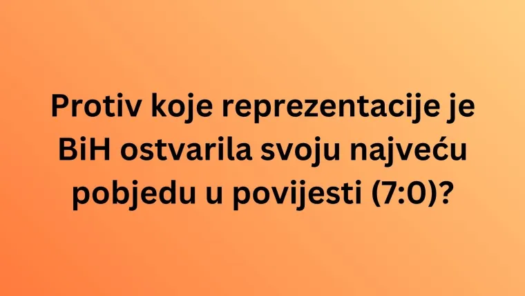 Dokaži se kao veliki fan nogometa i rije&scaron;i kviz o reprezentaciji BiH: Nije lako kao &scaron;to izgleda