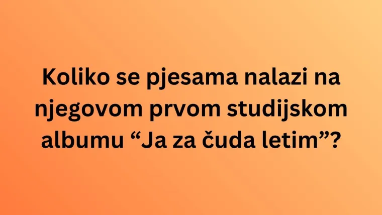 Ako se smatra&scaron; velikim fanom Jakova Jozinovića, vrijeme je da provjeri&scaron; svoje znanje na kvizu