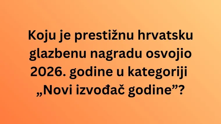 Ako se smatra&scaron; velikim fanom Jakova Jozinovića, vrijeme je da provjeri&scaron; svoje znanje na kvizu