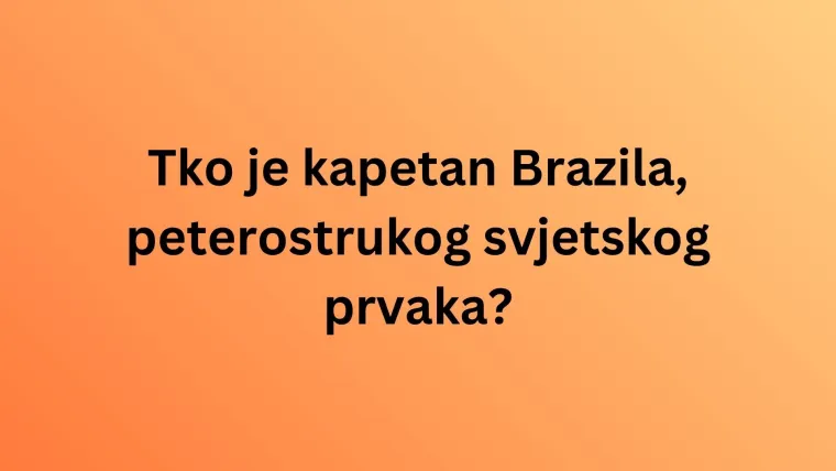 Zna&scaron; li kapetane ovih reprezentacija sa SP 2026.? Samo pravi fanovi prolaze na kvizu