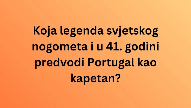 Zna&scaron; li kapetane ovih reprezentacija sa SP 2026.? Samo pravi fanovi prolaze na kvizu