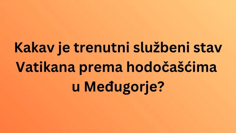 Provjerite svoje znanje o Gospinim ukazanjima u Međugorju na ovom kvizu
