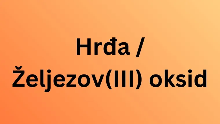 Koliko kemijskih spojeva iz svakodnevnog života može&scaron; prepoznati po formuli? Rije&scaron;i kviz i doznaj