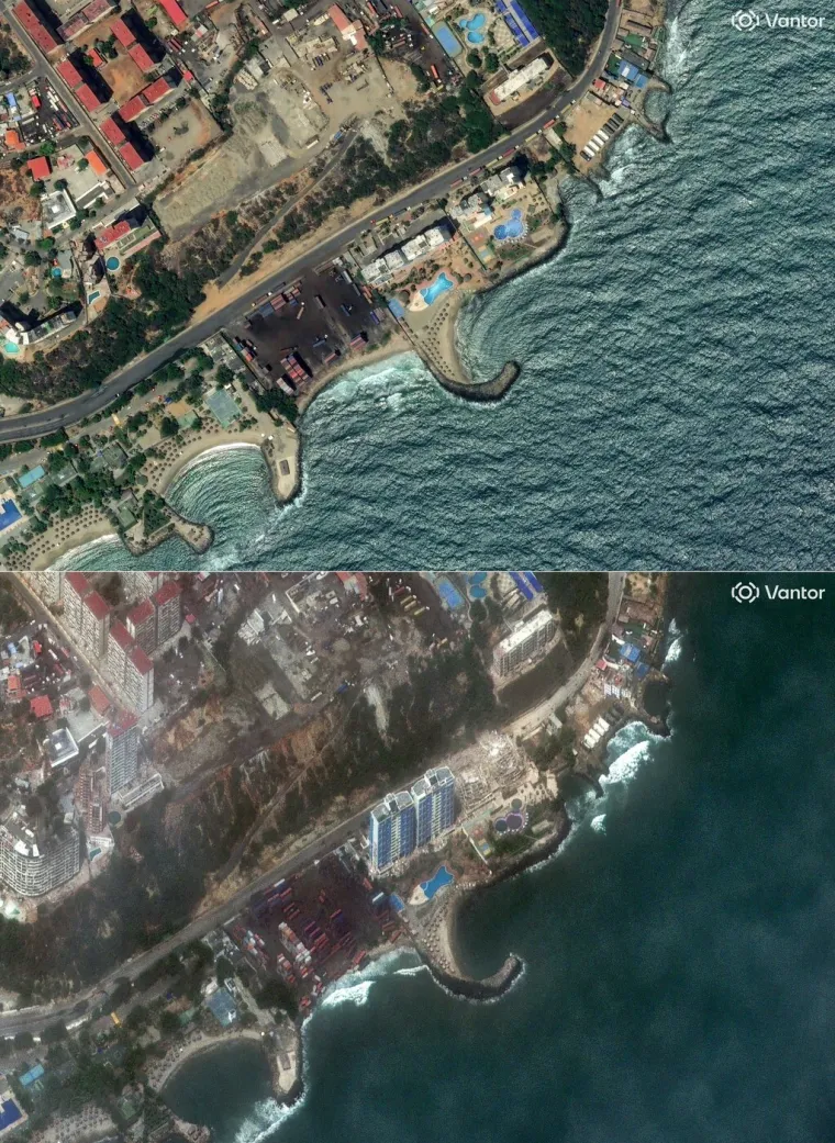Uznemirujuće satelitske snimke: Ovo je Venezuela prije i poslije katastrofe