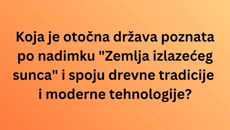 Dokaži da si ljubitelj geografije i poku&scaron;aj rasturiti na pitanjima o otočnim državama na kvizu