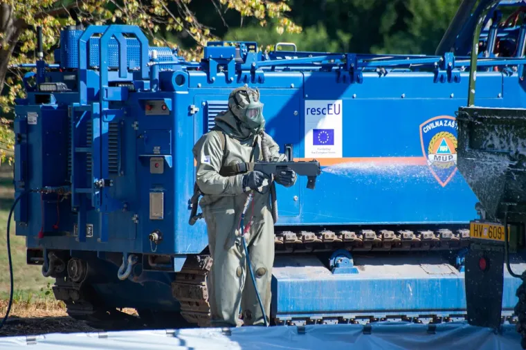 Moćna demonstracija: Ovako izgleda odgovor Hrvatske vojske na kemijsku i nukelarnu prijetnju