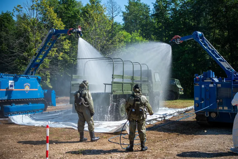 Moćna demonstracija: Ovako izgleda odgovor Hrvatske vojske na kemijsku i nukelarnu prijetnju