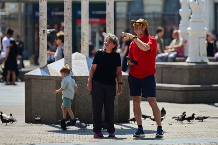 Dva se grada upravo 'kuhaju' na preko 37 stupnjeva! Ovo su prizori iz centra Zagreba