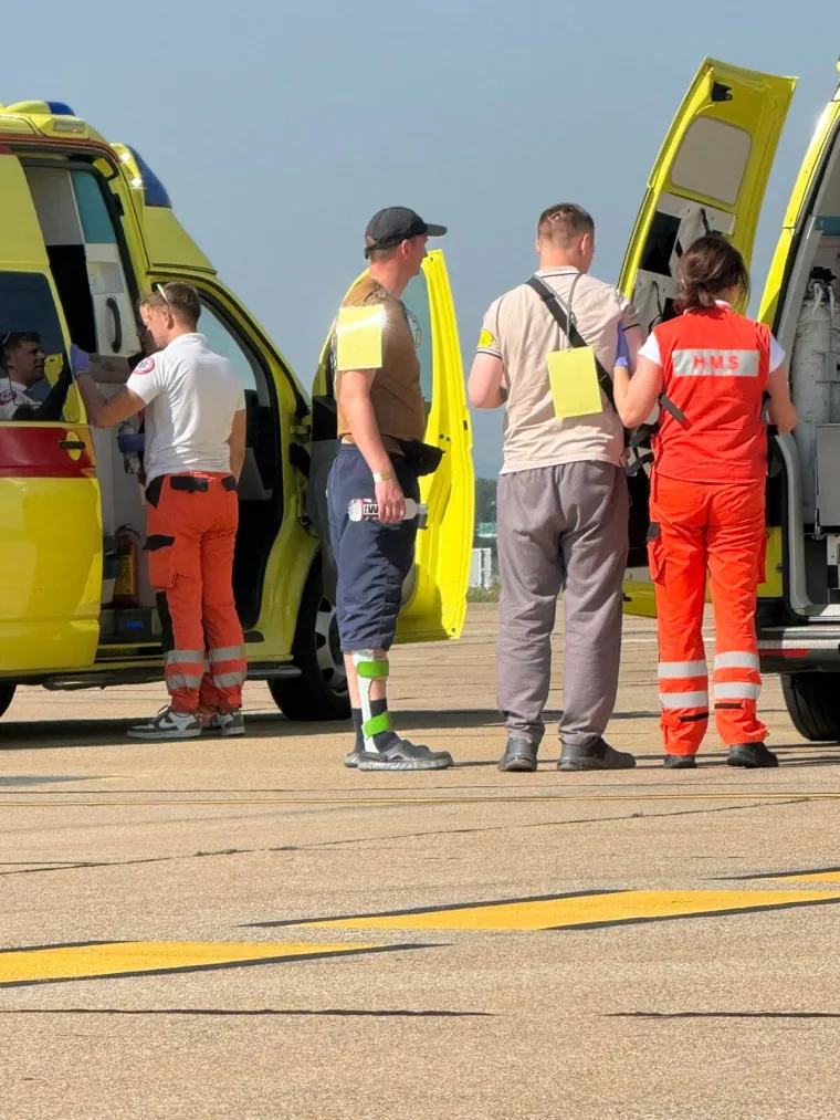 Ranjeni ukrajinski vojnici stigli na liječenje u Hrvatsku