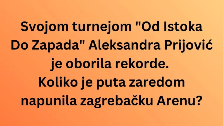 Poku&scaron;aj rije&scaron;iti pitanja o srpskim pjevačima i bendovima na kvizu kojeg prođu samo pravi fanovi