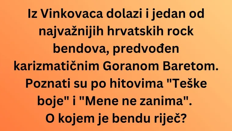 Ako si obožavatelj slavonskih pjevača i bendova, oku&scaron;aj se na ovim pitanjima i rasturi na kvizu