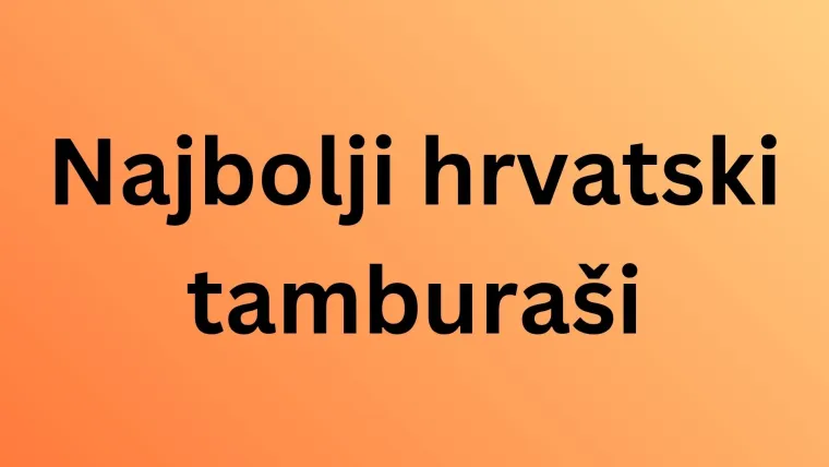 Ako si obožavatelj slavonskih pjevača i bendova, oku&scaron;aj se na ovim pitanjima i rasturi na kvizu