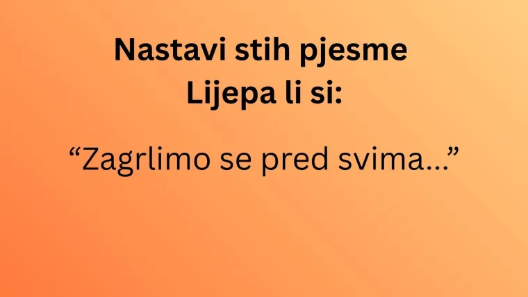 Smatra&scaron; se velikim Thompsonovim fanom? Poku&scaron;aj nastaviti stihove njegovih pjesama na kvizu