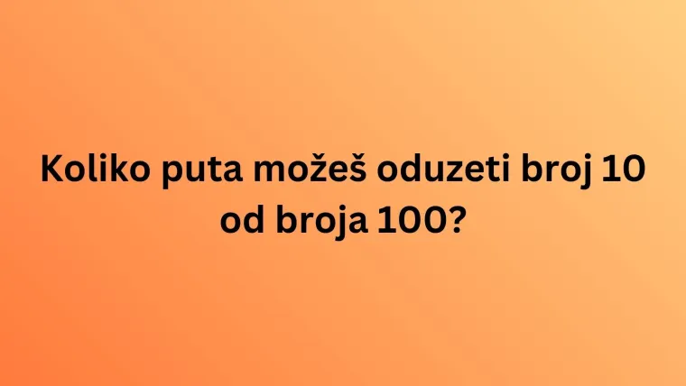 Na ova pitanja znaju odgovore samo oni najpametniji: Rije&scaron;i kviz i doznaj jesi li među njima