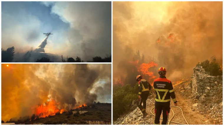 Vatrogasci objavili fotografije stihije na Hvaru: Pogledajte s čim su se borili