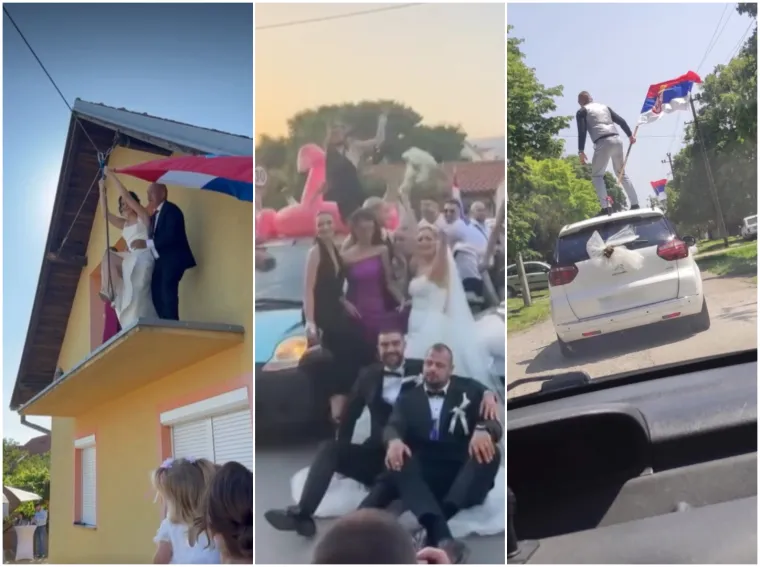 Samo na Balkanu svadbe izgledaju ovako: Prizori su pravi urnebes, pogledajte ih i nasmijte se