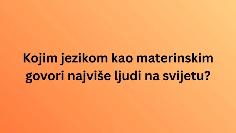 Koliko točnih odgovora može&scaron; imati na kvizu o stanovni&scaron;tvu svijeta? Pazi jer su pitanja te&scaron;ka